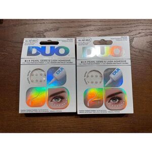 DUO 2 in 1 Pearl Gems and Lash Adhesive Kits Lot of 2
